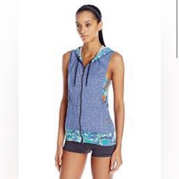 EUC Maaji Malibu Creek Hoodie Vest Cover Up Size Small - Picture 14 of 16